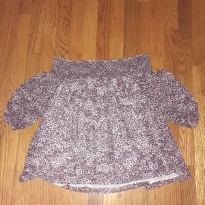 Off the Shoulder Floral Top